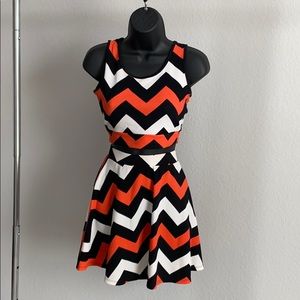 Open back Co-ord skirt set